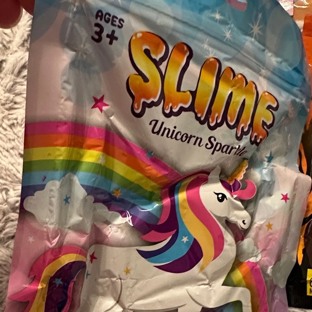 Colorful Slime Packets Unicorn Sparkle Mermaid Shells Zombie Heads Single Packs‎